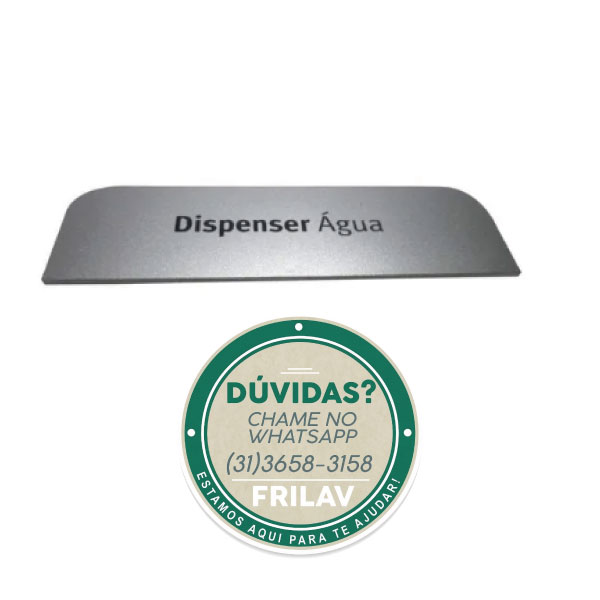 Arremate Externo Inox para Dispenser de Água Electrolux Original - 67492754