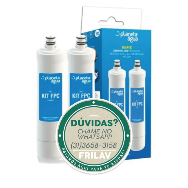 Refil Filtro para Purificador Canovas LP e BCC Planeta Água Original - PLA1144