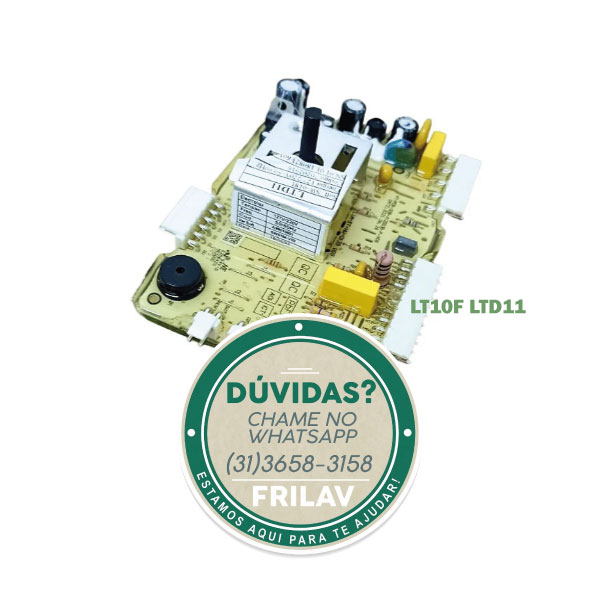 Placa Eletrônica de Potência Lavadora Electrolux LT10F LTD11 Original - 70202916