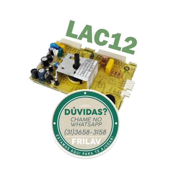Placa Eletrônica de Potência Lavadora Electrolux LAC12 Original - A99035119