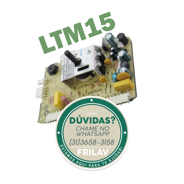 Placa Eletrônica de Potência Lavadora Electrolux LTM15 Original - A99035174