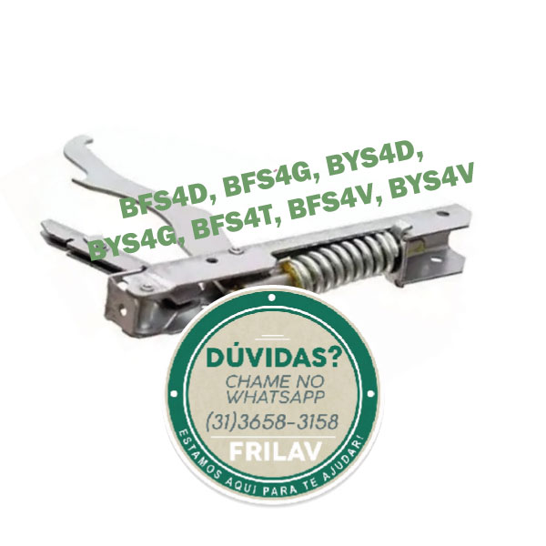 Dobradiça de Porta do Forno Fogão Brastemp BFS4 BYS4 Original - W10698524