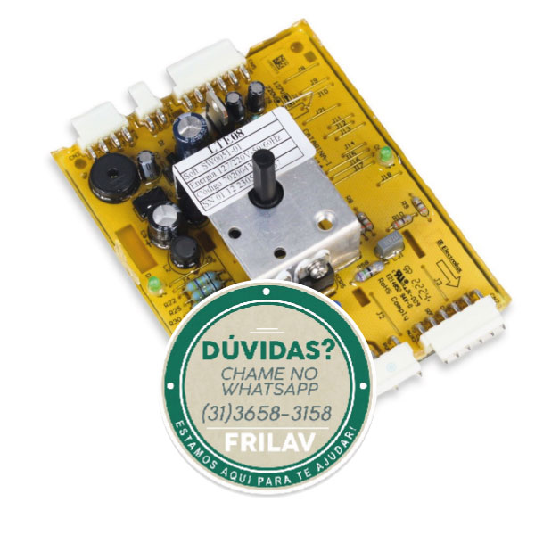 Placa Eletrônica de Potência Lavadora Electrolux LTE08 Original - A99021901