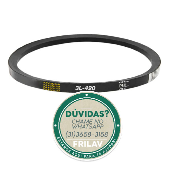 Correia de Transmissão 3L420 em V Lavadora Libel e Florença - 13147