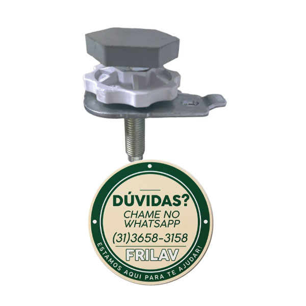 Pé Nivelador de Aço Original para Lava e Seca Electrolux LSE11 – A07646101