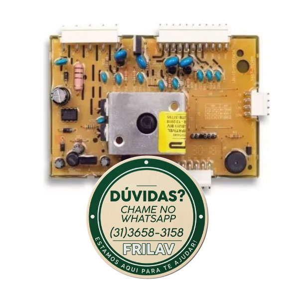 Placa Eletrônica de Potência Lavadora Electrolux LBU15 Bivolt – CP 3631470