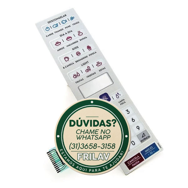 Membrana Painel Original Micro-ondas Electrolux ME044 – A06414801