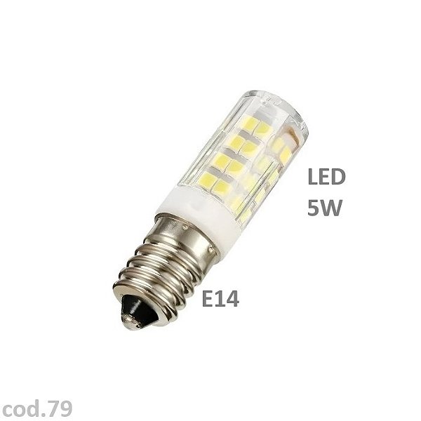 Lâmpada LED 5W E14 127V – Alta Eficiência e Durabilidade (Referência 14471)