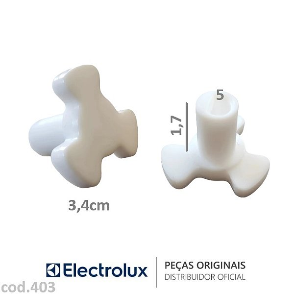 Eixo Trevo Pequeno para Prato de Micro-ondas Electrolux – 67400547