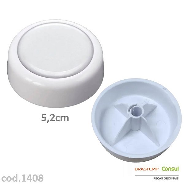 Botão de Controle Original para Lavadora Brastemp Ative 11kg – W10693730
