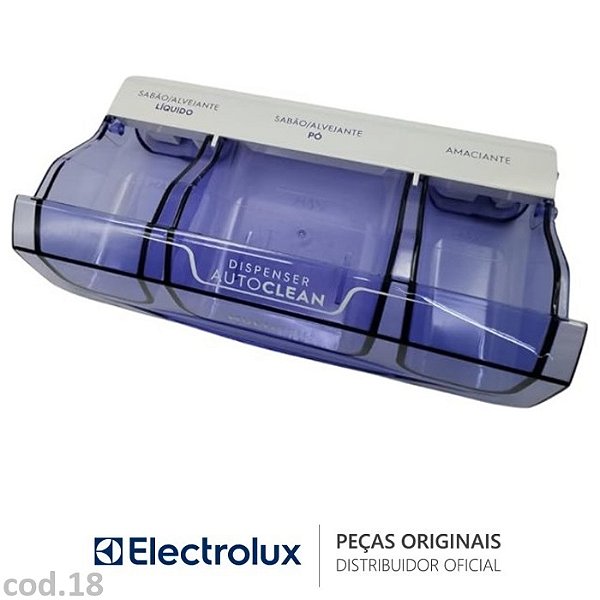 Gaveta de Sabão e Dispenser Original Lavadora Electrolux – A05293701
