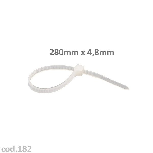 ABRACADEIRA PLASTICA 28 CM 280X4,8