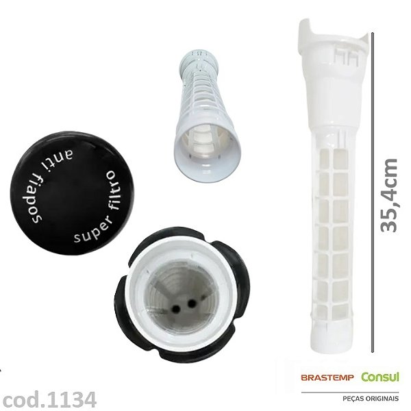 Filtro de Fiapos Central Original Brastemp – W10803356