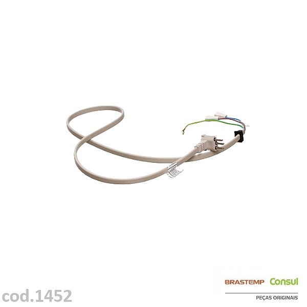 Cabo de Alimentação Tripolar 20A Original Brastemp e Consul – W10526167