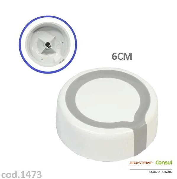 Botão de Controle Original Lavadora Consul Facilite 10kg – W10397530