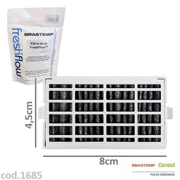 Filtro de Ar Antiodor Original Brastemp e Consul – W11360276