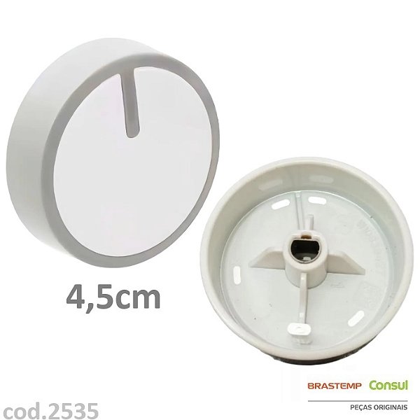 Botão de Controle do Pressostato Original Brastemp BWB08 BWJ11 – W10848270