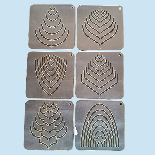 Kit Pró de Réguas Vazadas para Mandalas