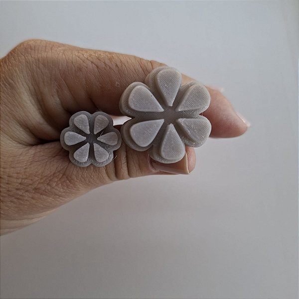 Carimbos Florais 3 D: Design de flor - Modelo F011