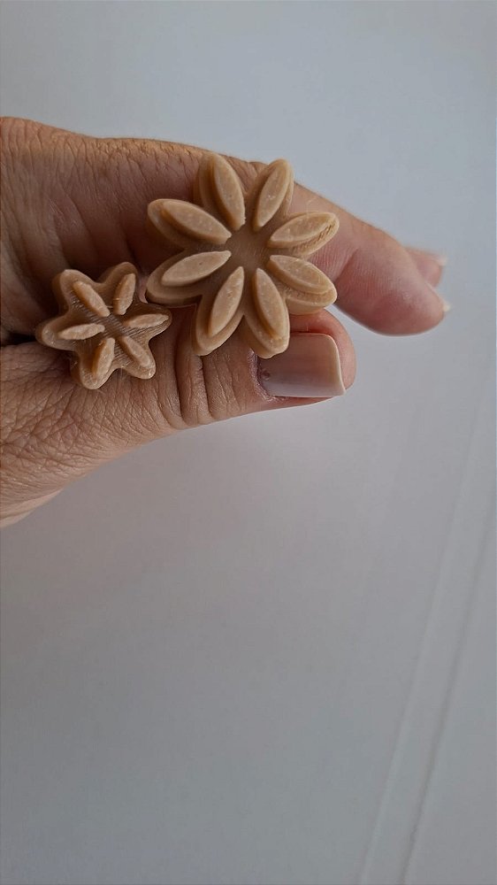 Carimbos Florais 3D: Design de flor - Modelo F013