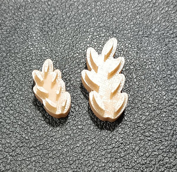 Carimbos Florais: Design de galho - Modelo F014