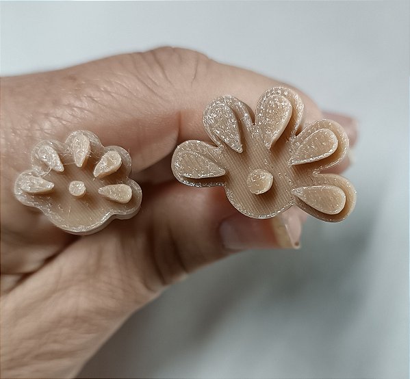 Carimbos Florais: Design de flor - Modelo F016