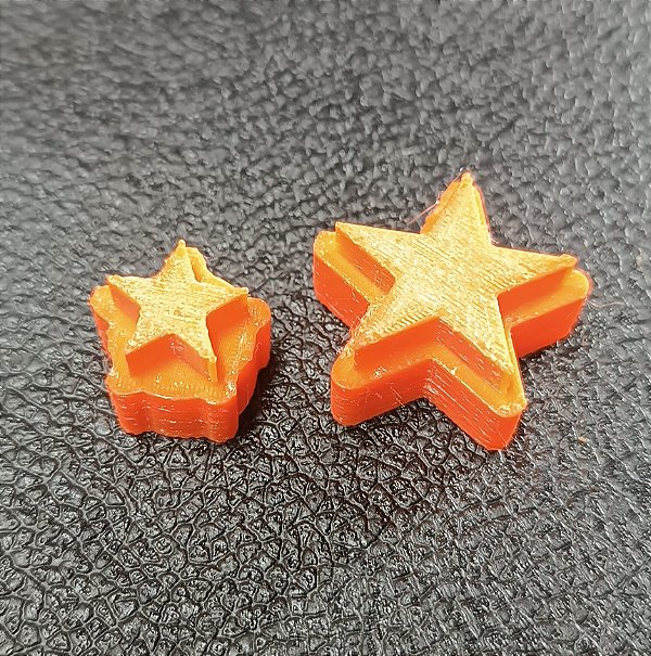 Carimbos Diversos: Design de Estrela - Modelo D024