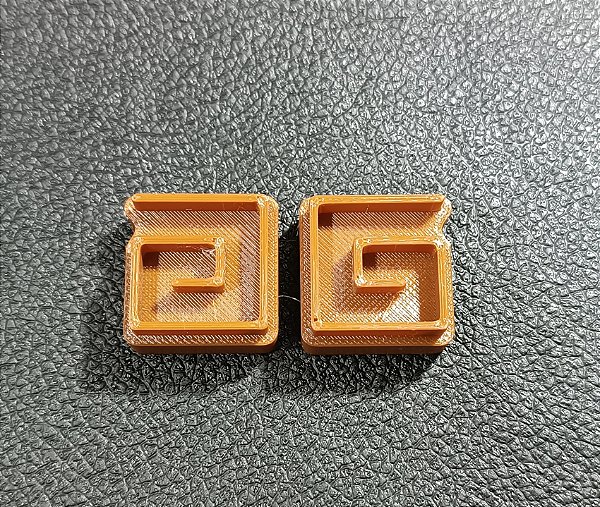 Carimbos Espirais: Design de Quadrado espiral Grande - Modelo E029