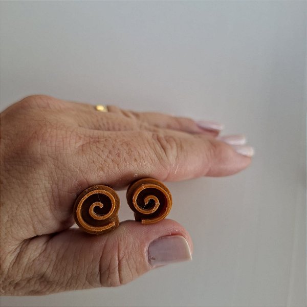 Carimbos Espirais 3D: Design de Círculo espiral Pequeno - Modelo E032