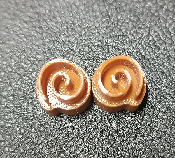 Carimbos Espirais: Design de Círculo espiral Pequeno - Modelo E032