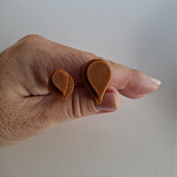 Carimbos 3D de Gotas: Design de gota reta - Modelo G033