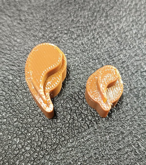 Carimbos de Gotas Curva: Design de Gota curva para a esquerda - Modelo G034