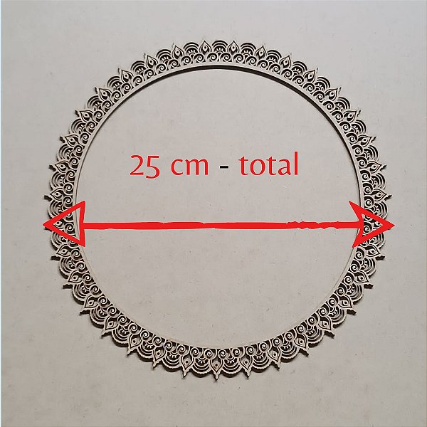 Aro Trabalhado de MDF - AROT100