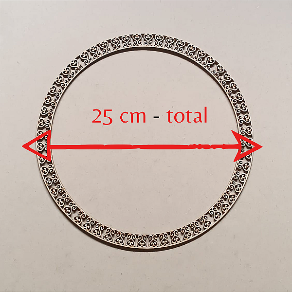 Aro Trabalhado de MDF - AROT130