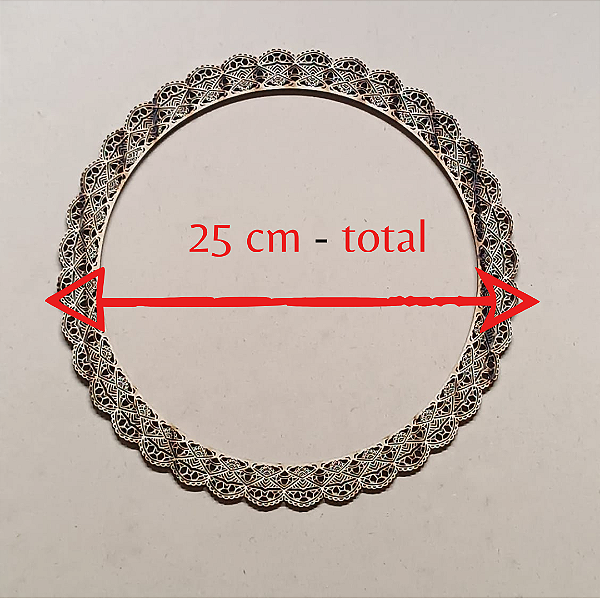 Aro Trabalhado de MDF - AROT140