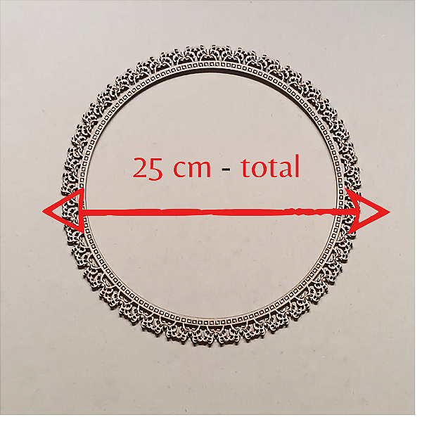Aro Trabalhado de MDF - AROT150