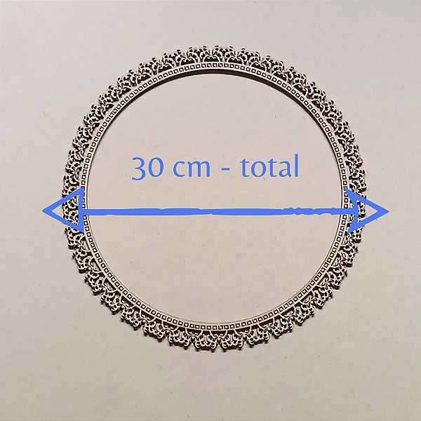 Aro Trabalhado de MDF - AROT151