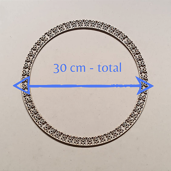 Aro Trabalhado de MDF - AROT131