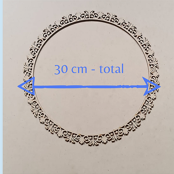 Aro Trabalhado de MDF - AROT121