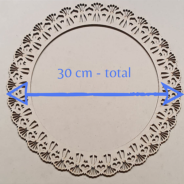 Aro Trabalhado de MDF - AROT161