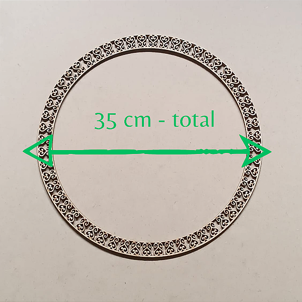 Aro Trabalhado de MDF - AROT132