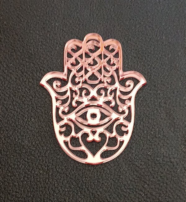 Aplique Espelho acrílico - Mão de Fátima