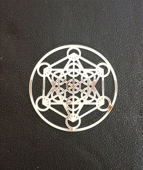 Aplique Espelho acrílico - Geometria sagrada