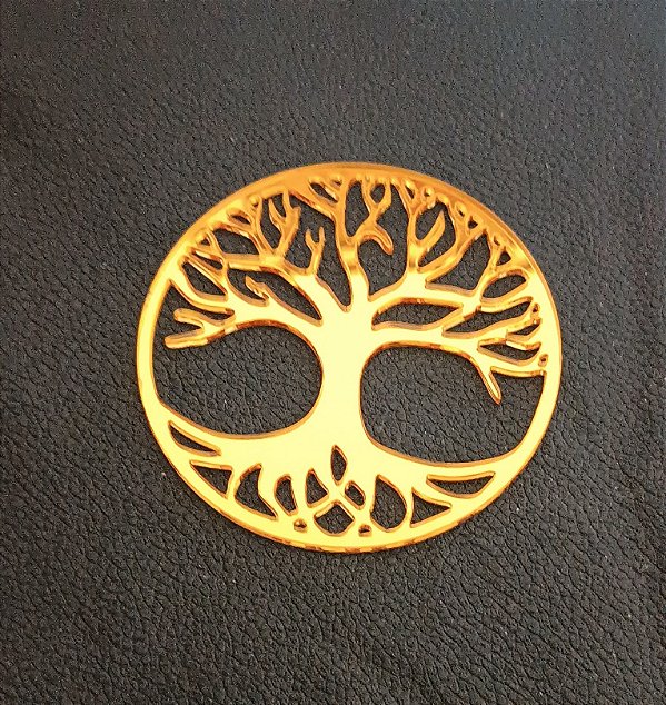 Aplique Espelho acrílico - Árvore da Vida