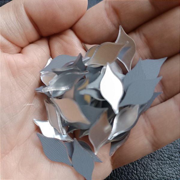 Espelhos acrílicos - 1,5cm médio ( 100 uni )
