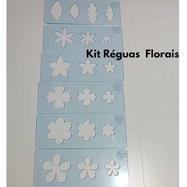 Régua Gabarito para Flores e Folhas