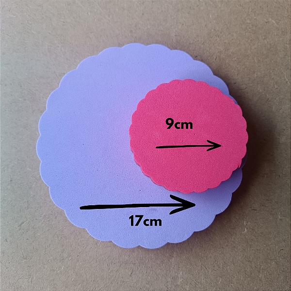 Base de EVA rígido de 1,5cm para bolear flores de papel
