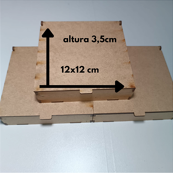 Kit caixa de mdf cru