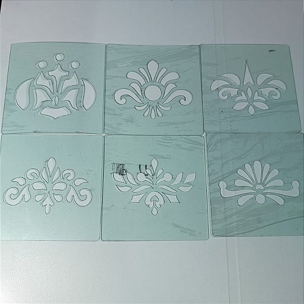 Kit Arabesco 6 designs - Régua gabarito