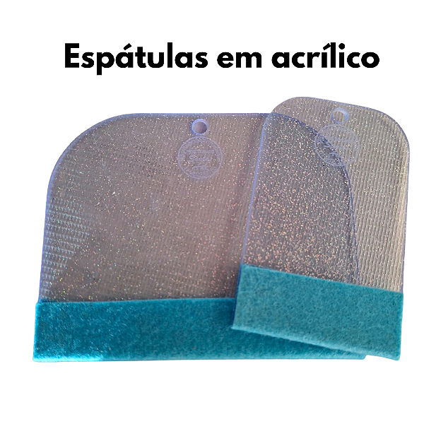 Par de espátulas para decoupage - cor aleatória